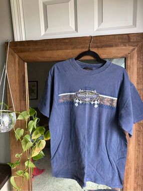 Vintage NASCAR Brickyard 400 Navy Short Sleeve Graphic Tee